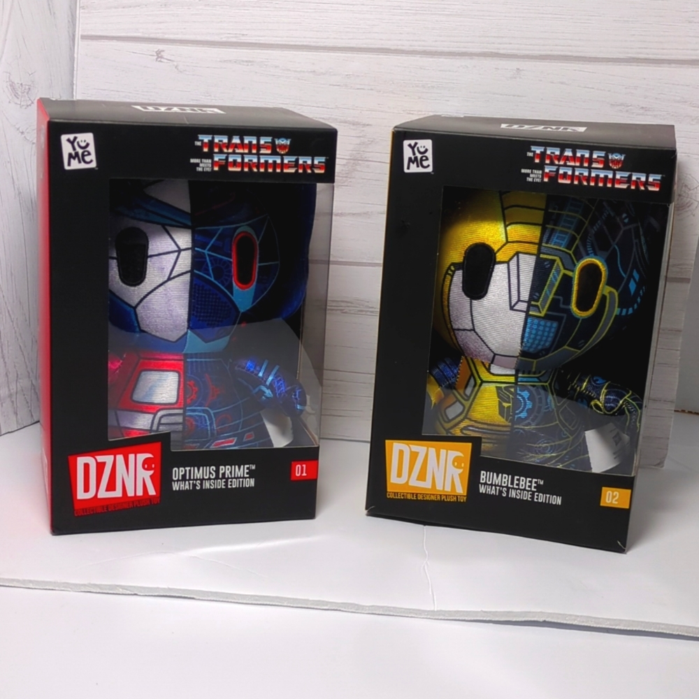 DZNR Transformers (Yume What's Inside Edition) Bumblebee and #1 Plush Toy